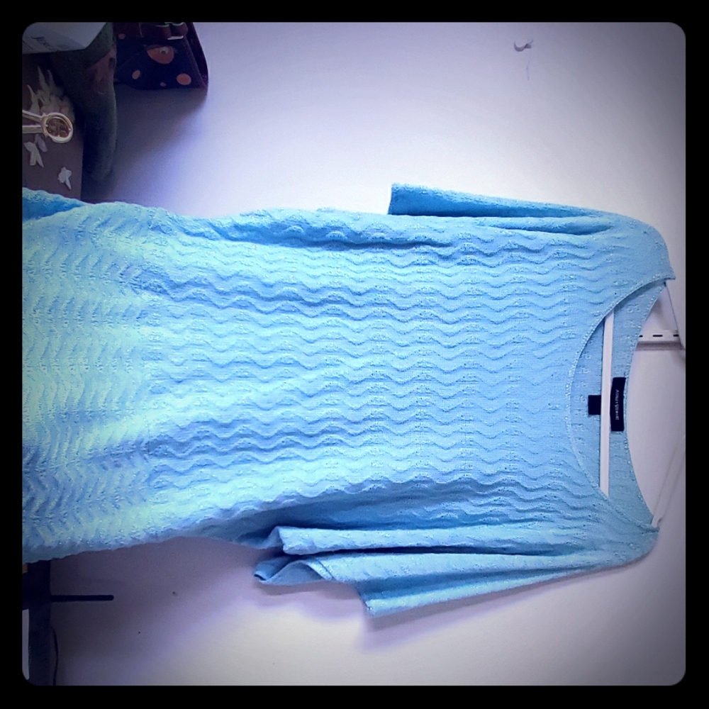 Ashley Stuart real blue top